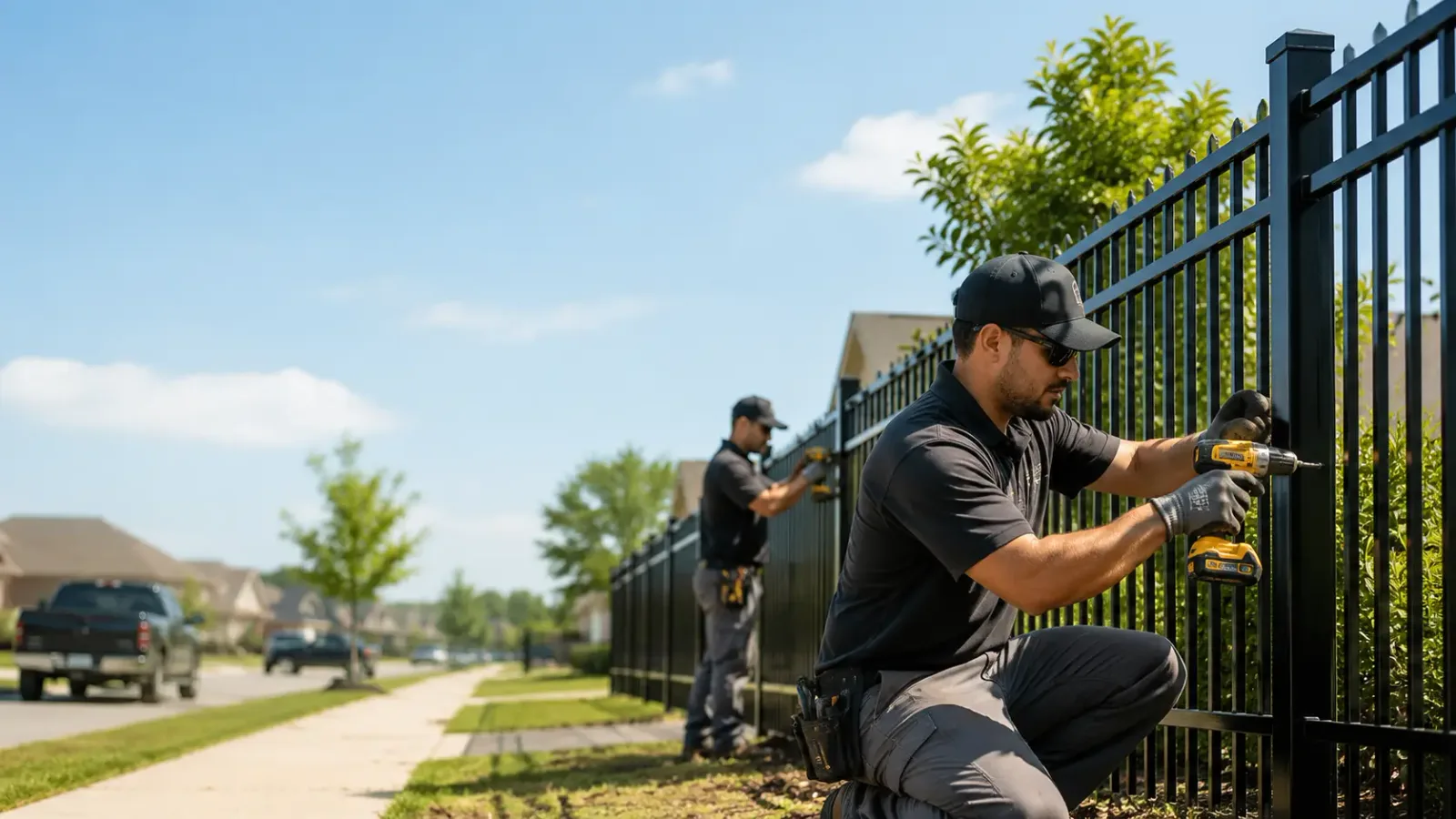 Metal Fence Installation in Roseville, IL